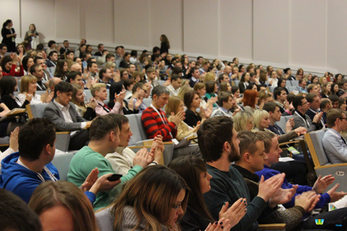 Участники дня открытых дверей в Webcom Media в 2014 году